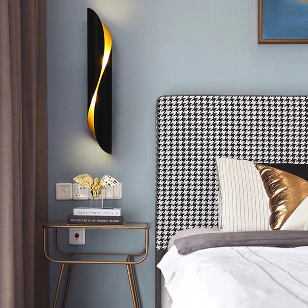Nordic Arc Industrial Bedside Wall Lamp