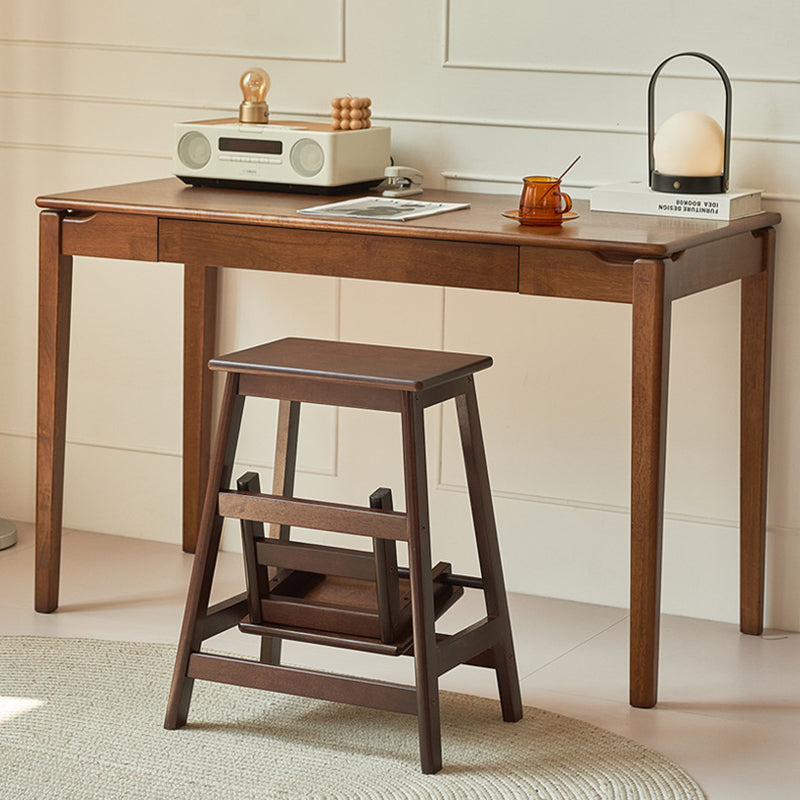 Minimalist Wooden Backless Bar Stool
