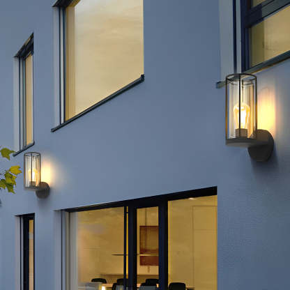 Minimalist Round Waterproof Retro Wall Lamp Outdoor Lawn Lights Path Lights-Lighom