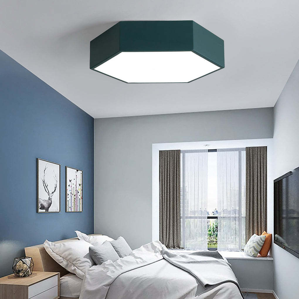 Wireless-Control Modern Flush Mount Ceiling Light