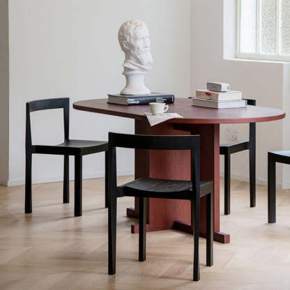 Minimalist Rectangular Wood Chair