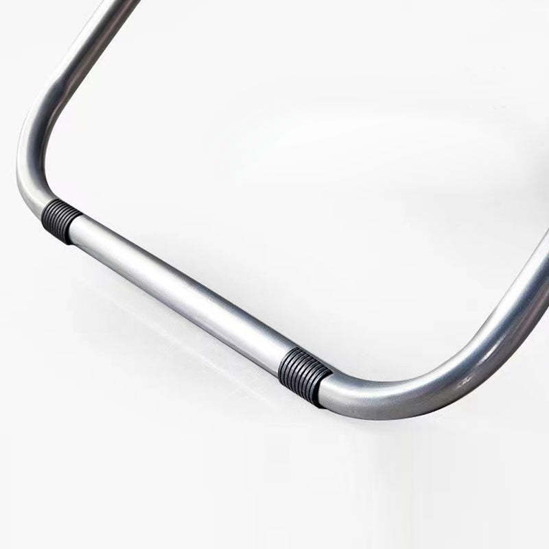 Minimalist Cotton Stainless Steel Accent Chair — Bule