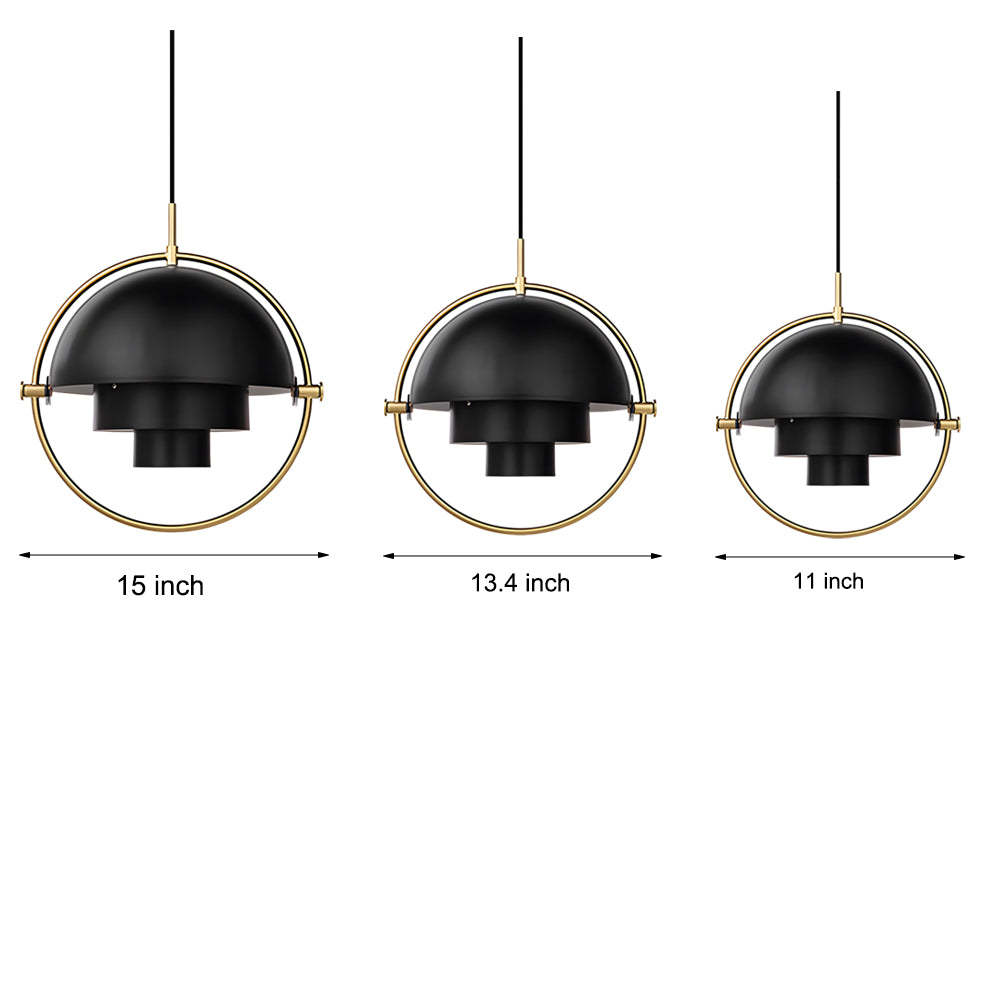 Rotating Shade Iron Nordic Chandelier
