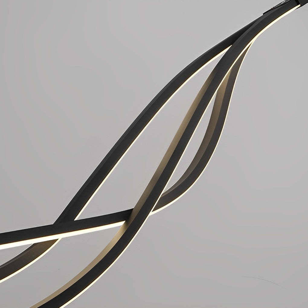 Long Wave Dimmable Remote Nordic Chandelier