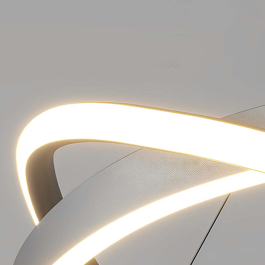 Circular Wave Ring Dimmable Minimalist Nordic Chandelier
