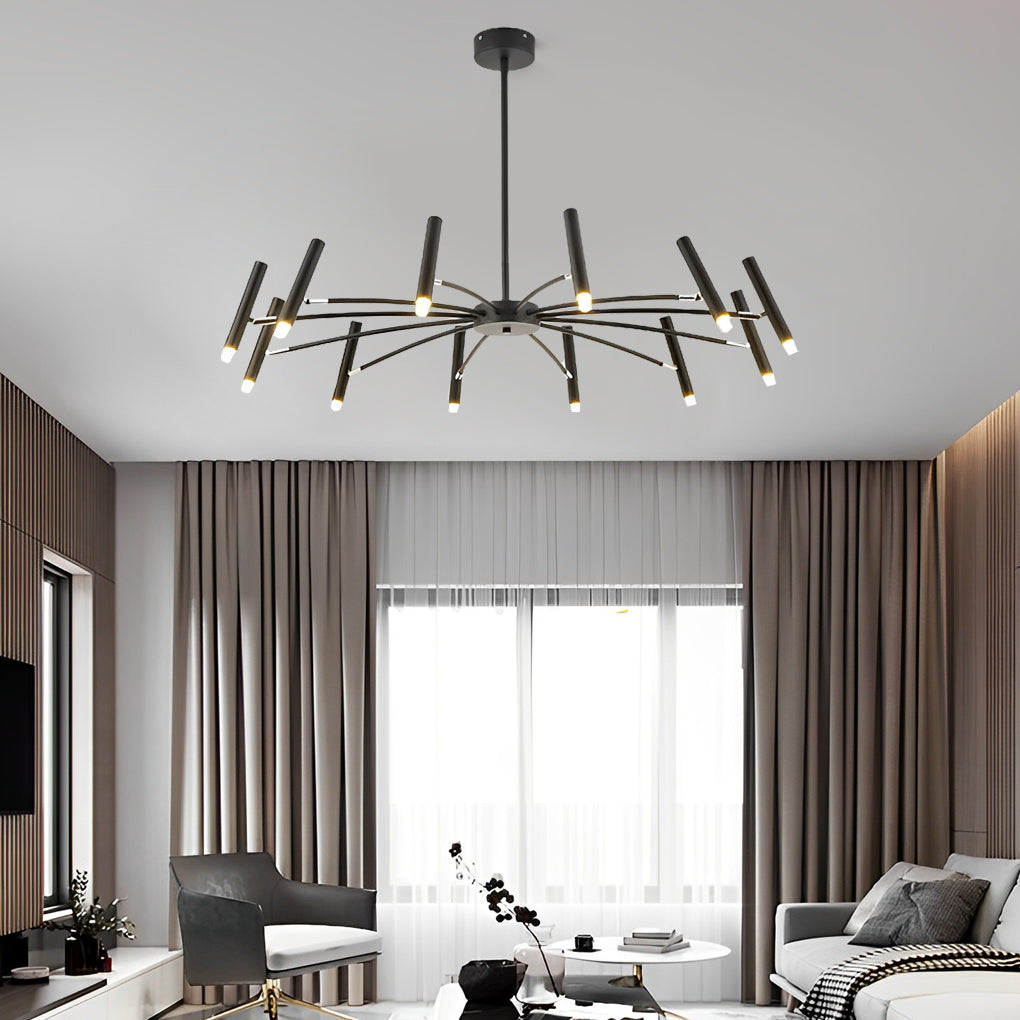 Irregular 3D Stainless Steel Ball Postmodern Pendant