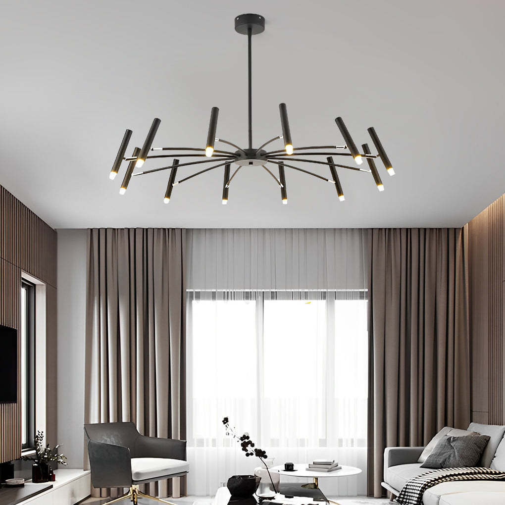 Irregular 3D Stainless Steel Ball Postmodern Pendant