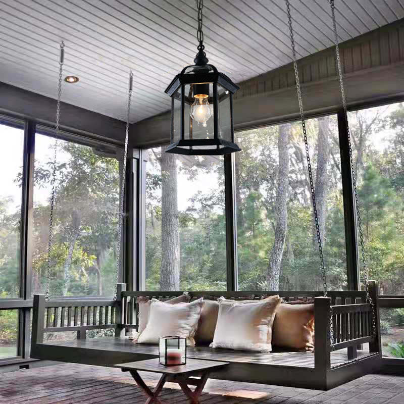 Minimalist Hexagonal Column Aluminum Outdoor