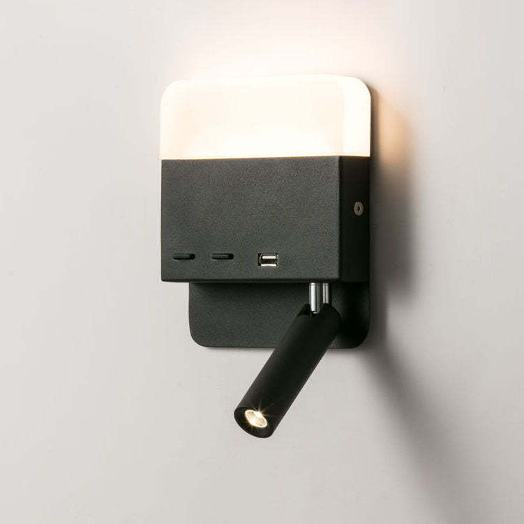 Minimalist Acrylic Aluminum LED Reading Sconce