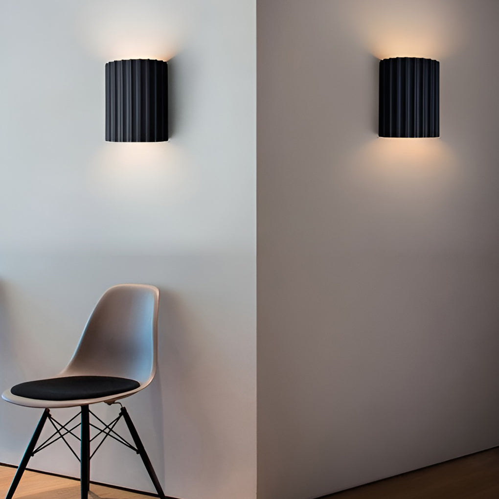 Lighom up-down synthetic wall sconces for hallway or bedroom — Gray