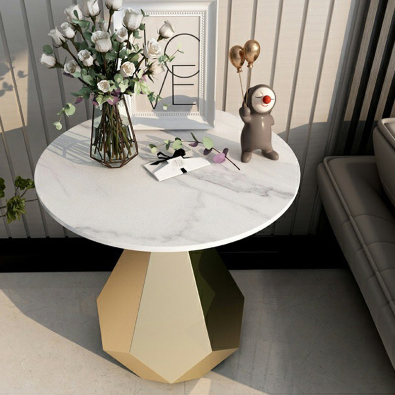 Contemporary Marble Sintered Stone Coffee Table