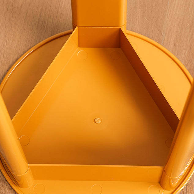 Triangle Base Plastic Low Stool