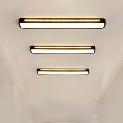 Nordic Minimalist Long LED Flush Mount Light