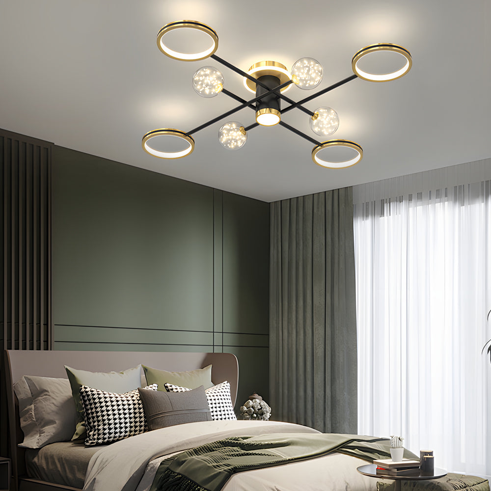 Starry Flower Modern Ceiling Hanging Lamp