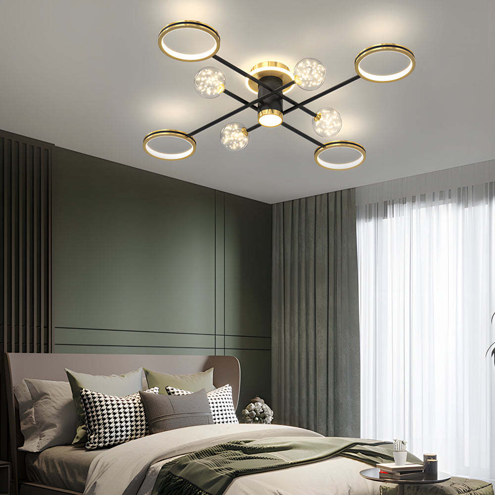 Starry Flower Modern Ceiling Hanging Lamp
