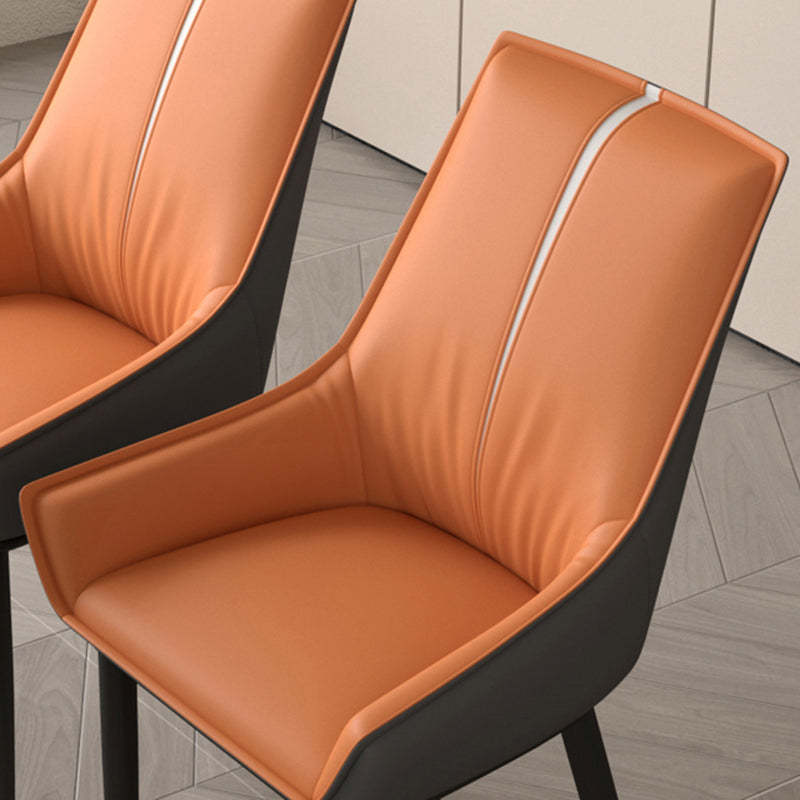 Nordic Leather Upholstered Dining Chair