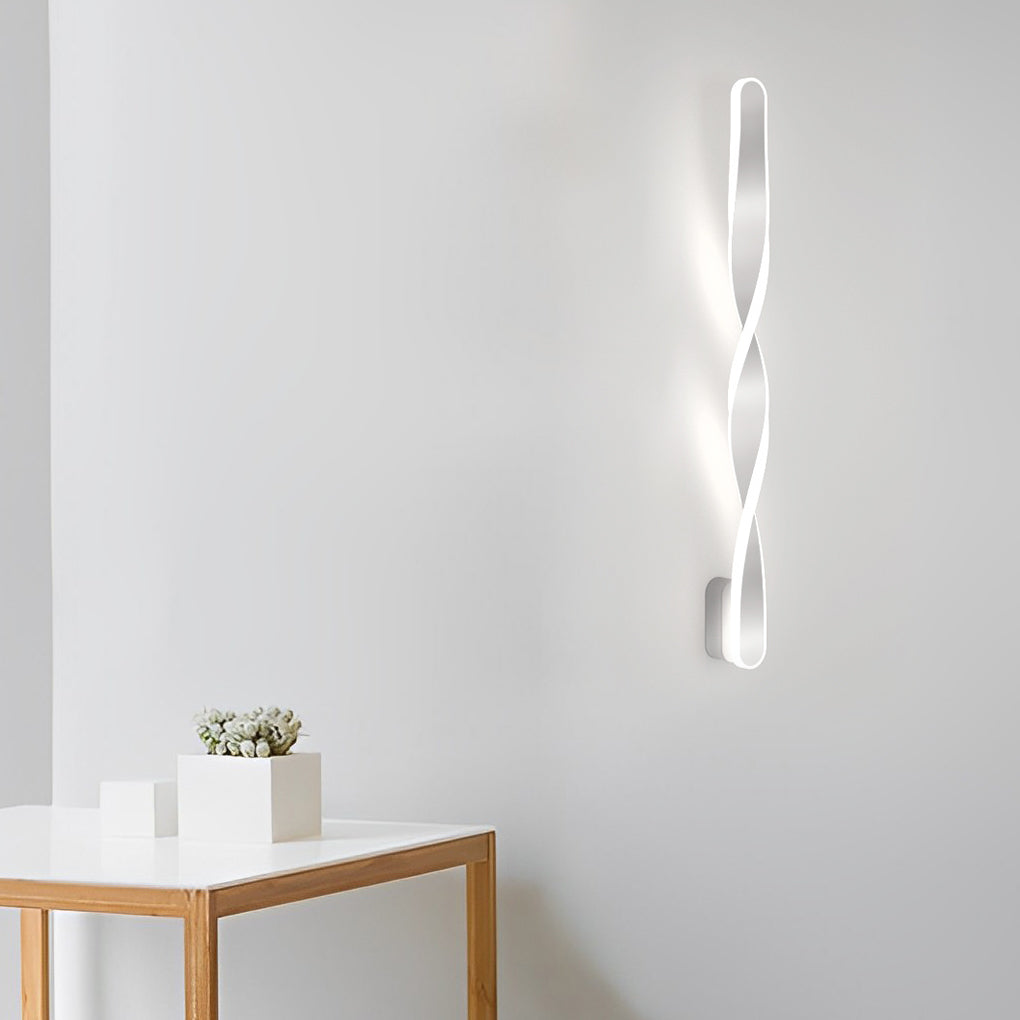 Spiral Long Strip LED 29W Minimalist Ins Wall Lamp Wall Sconce Lighting-Lighom