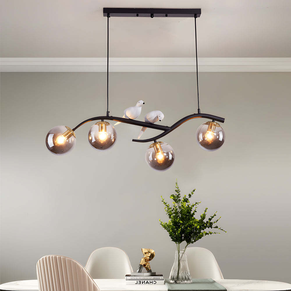 Long Branch Bird Ball Nordic Dining Chandelier