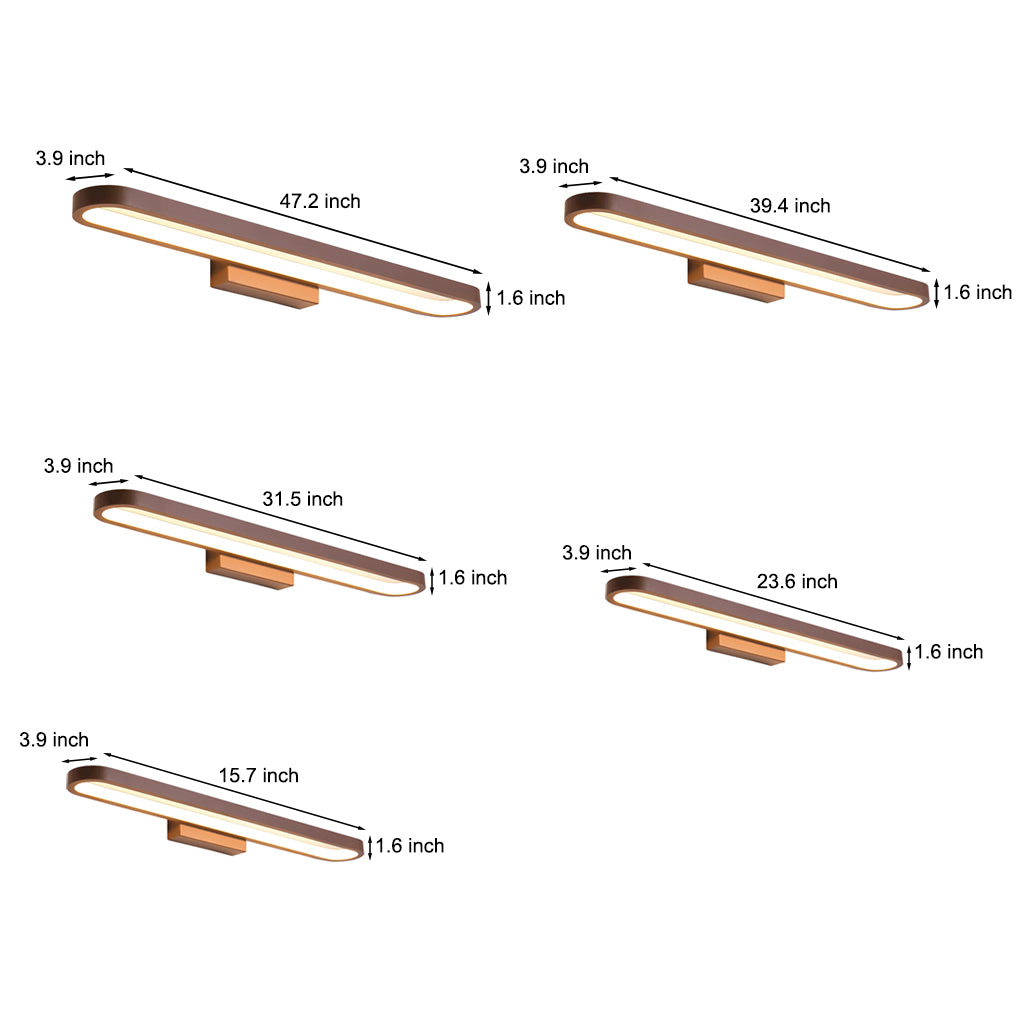 Annular Ring-Shaped LED Bathroom Vanity Light with Slim Linear Profile-Lighom