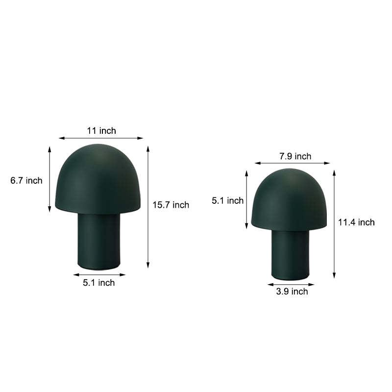 Touch-Control Dome Mushroom Frosted Ambient Table Lamp-Lighom