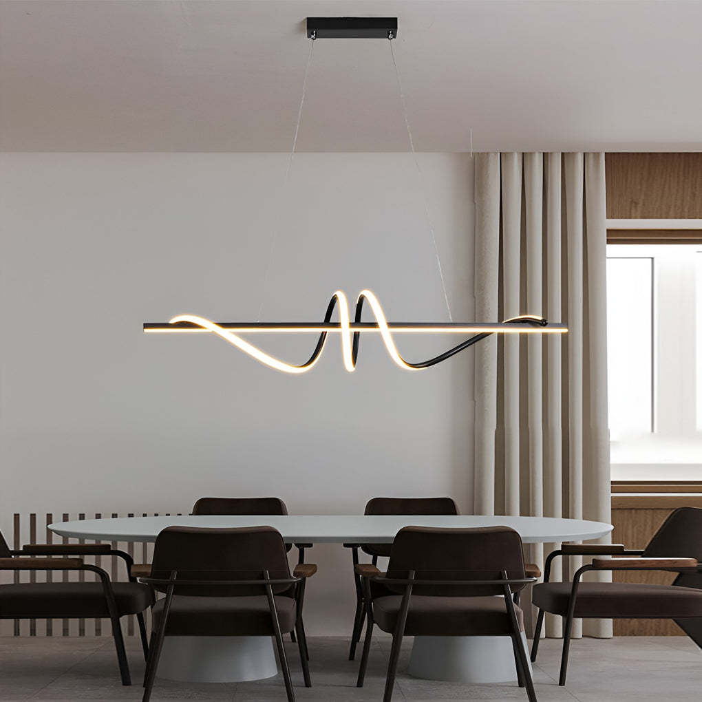 Strip LED Dimmable Nordic Kitchen Pendant
