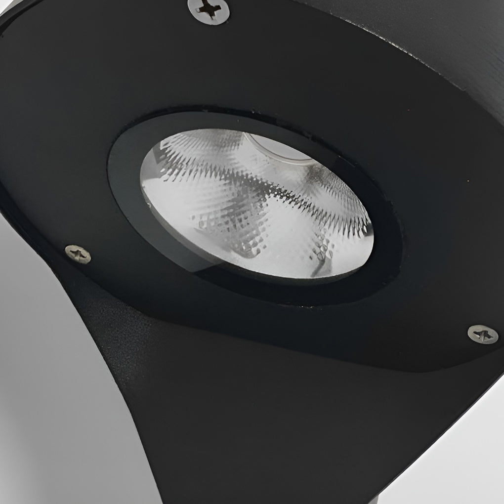 Minimalist Waterproof LED 10w Black Modern Outdoor Pathway Lights-Lighom
