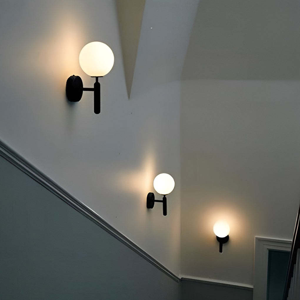 Glass Ball Shaped 5W LED Nordic Wall Lamp Wall Sconce Lighting-Lighom