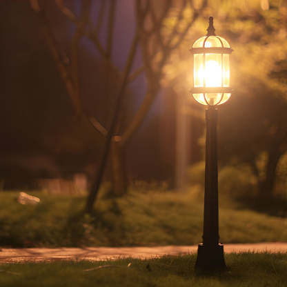 Vintage Golden LED Outdoor Pathway Light Luxury European-style Lawn Lamp-Lighom