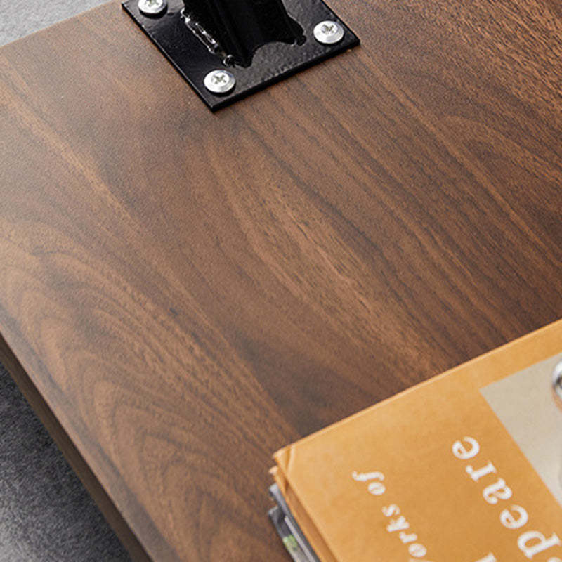 Minimalist Artificial Plate Metal 2-Tier Coffee Table