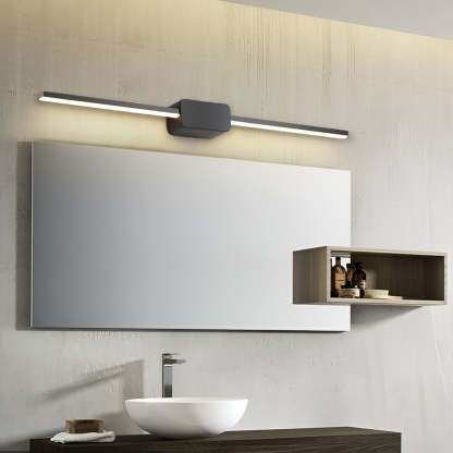 16''/24''/31'' Modern LED Linear Bathroom Vanity Light with Central Box Frame-Lighom