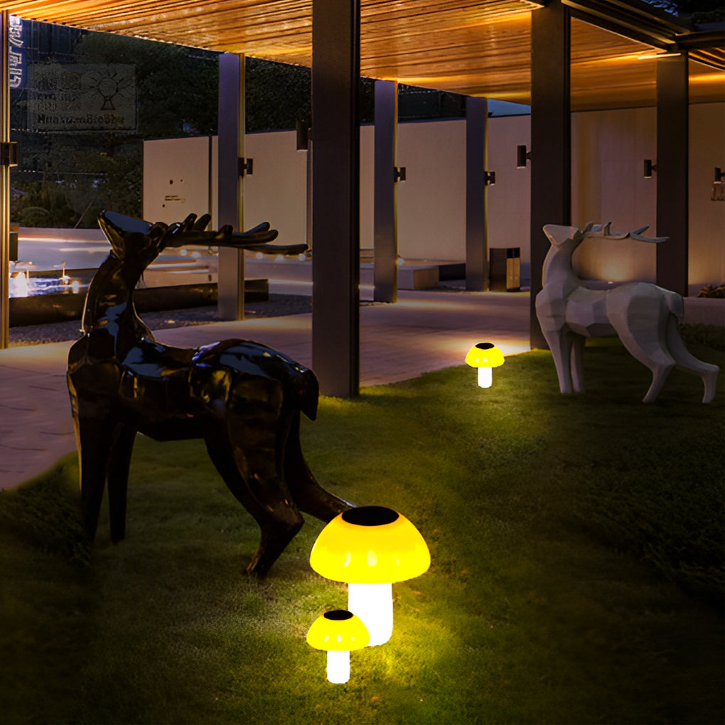 Mushroom Smart Light-Control Solar Lawn Light