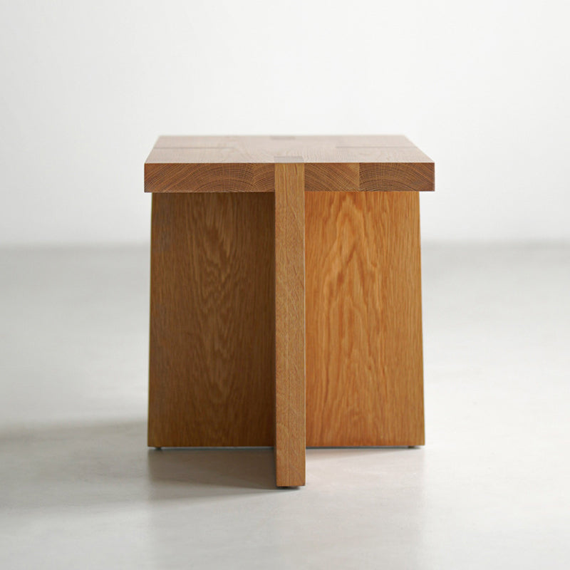 Japanese White Oak 3-Leg Side Table