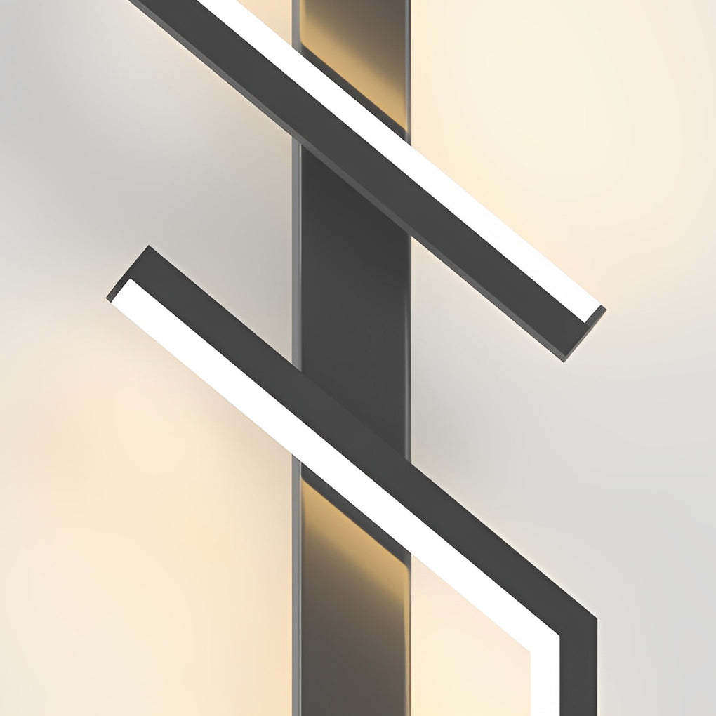 Irregular Symmetrical L Shape Creative LED Minimalist Wall Lamp Sconces Lighting-Lighom