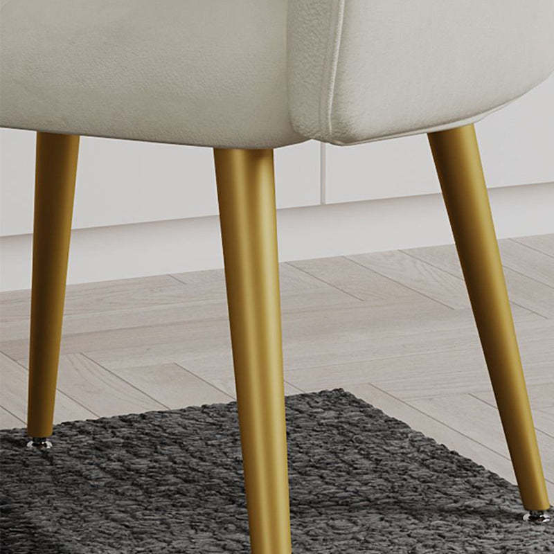 Minimalist Square Vanity Stool with Backrest