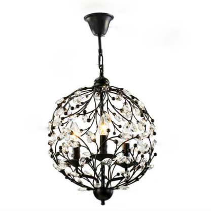 Vintage Crystal Branch Chandelier — 220V-240V For UK/AU