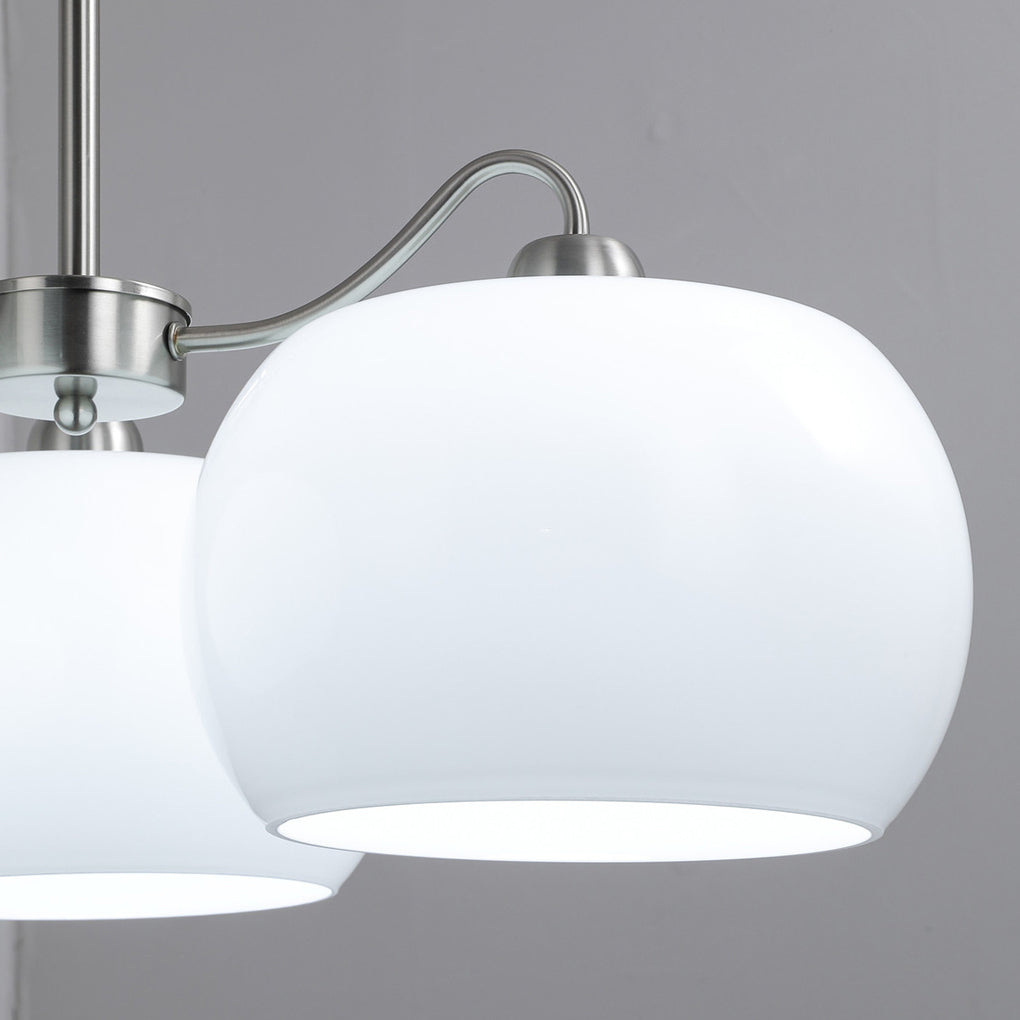 Glass White Vintage Pendant Chandelier