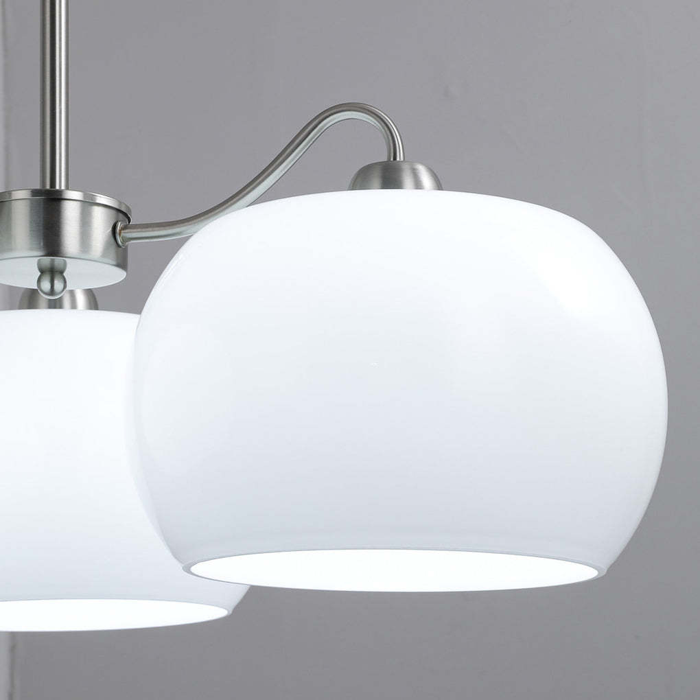 Glass White Vintage Pendant Chandelier
