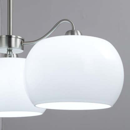 Glass White Vintage Pendant Chandelier