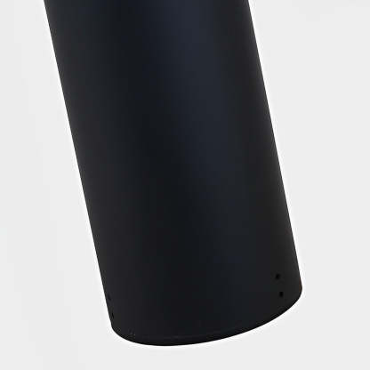 Minimalist Waterproof LED Black Modern Residential Outdoor Pole Lights Yard Lighting-Lighom