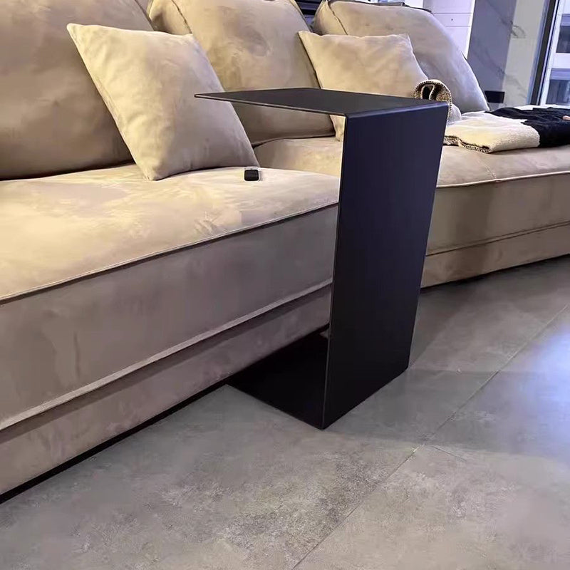 Minimalist Rectangular Steel End Table