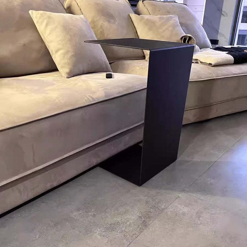 Minimalist Rectangular Steel End Table