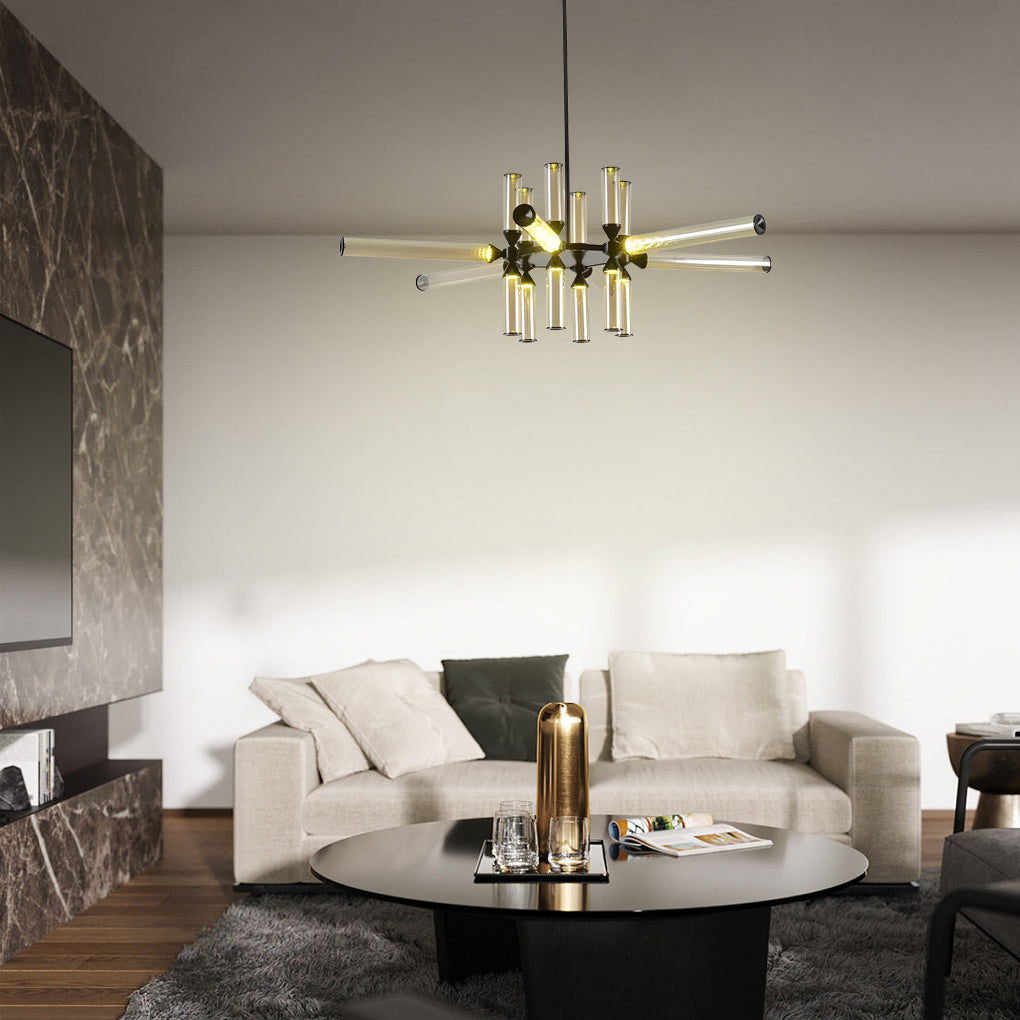 Spliced Glass Tube LED Minimalist Nordic Pendant