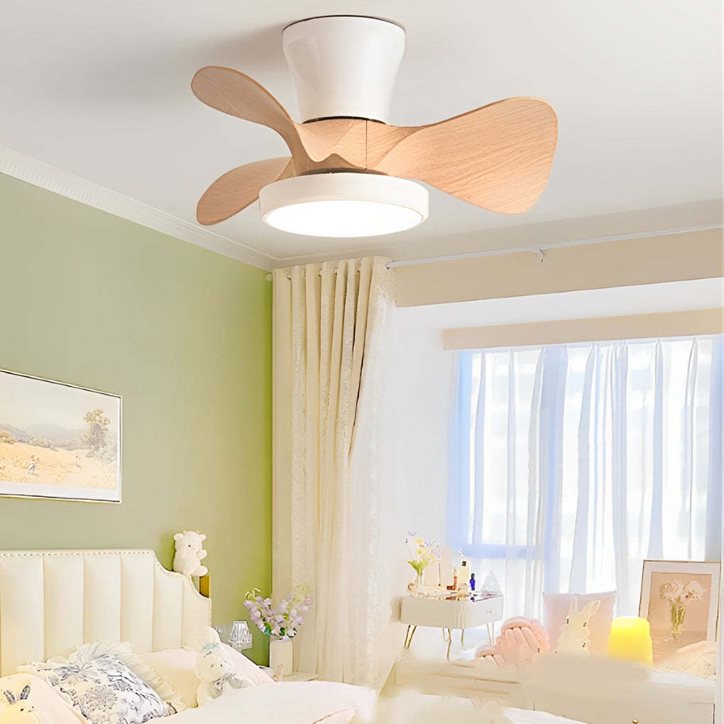 3-Blade Mute LED Dimmable Inverter Nordic Ceiling Fan