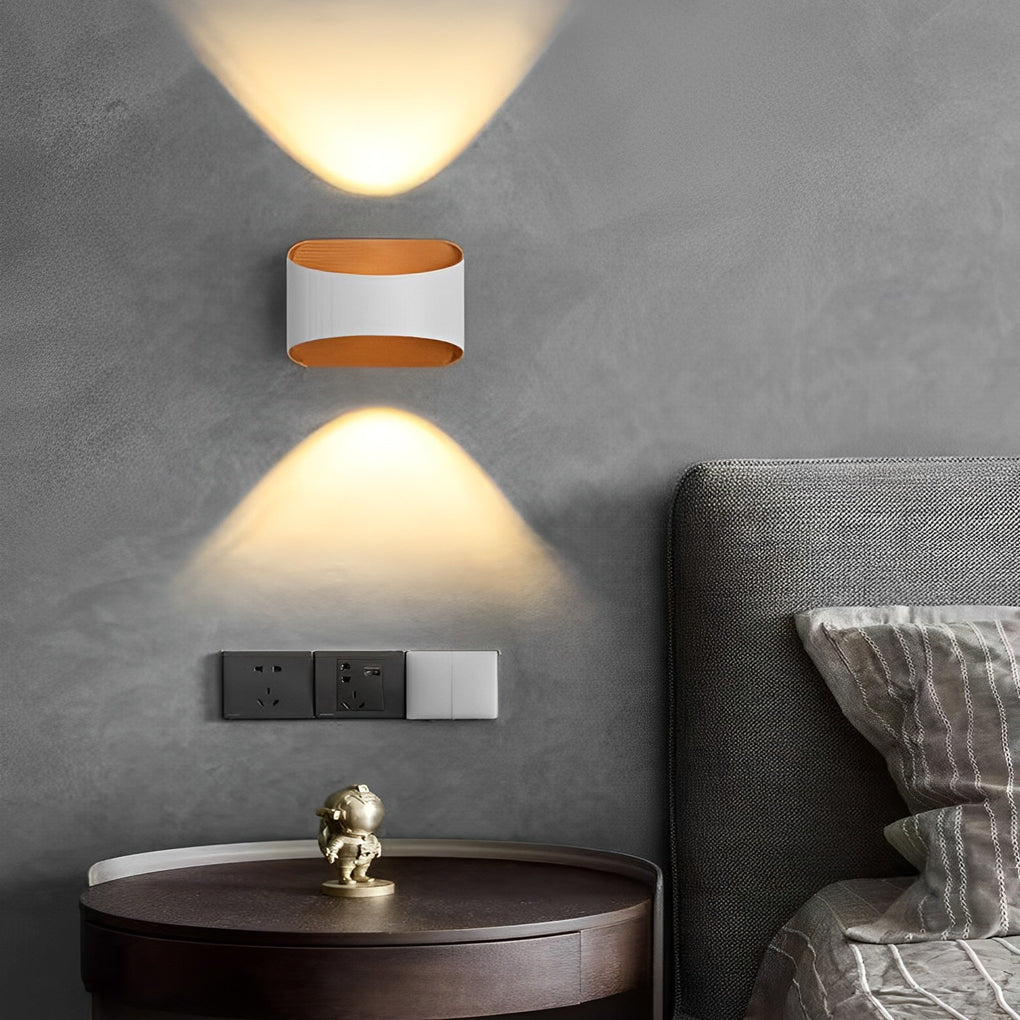 Unique Up and Down Lighting LED Waterproof Modern Exterior Wall Lights-Lighom