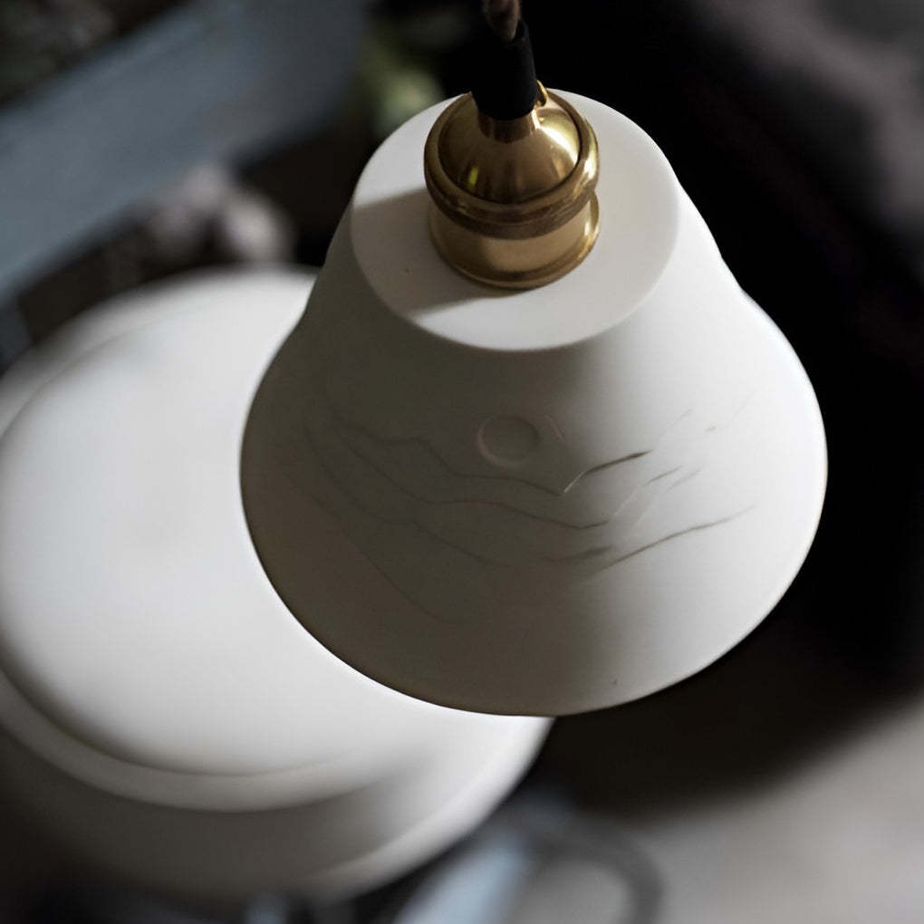 Mountains Shadow Ceramic LED Nordic Island Pendant Wall Lamp
