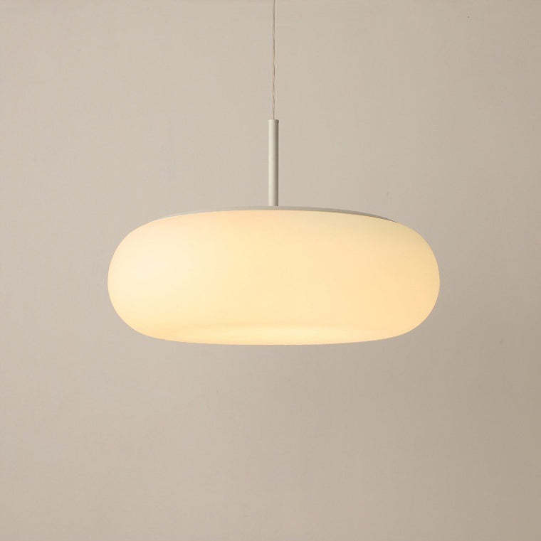 Minimalist Oval Iron LED Pendant Light