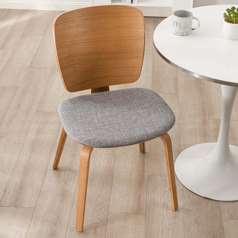 PU Leather Wood Dining Chair