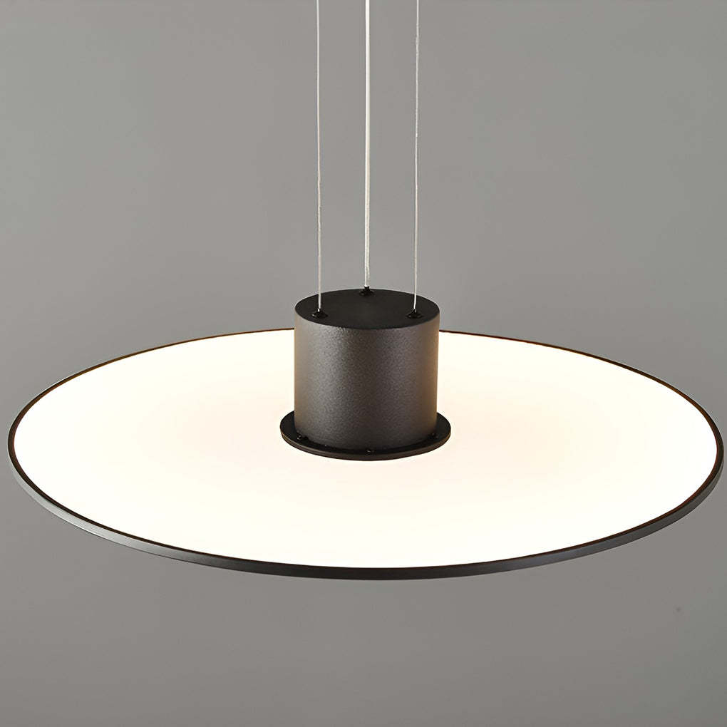 Round Plate LED Modern Island Pendant