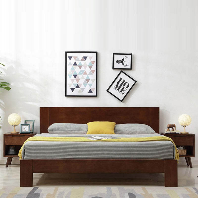 Scandinavian Solid Wood 1-Drawer Nightstand