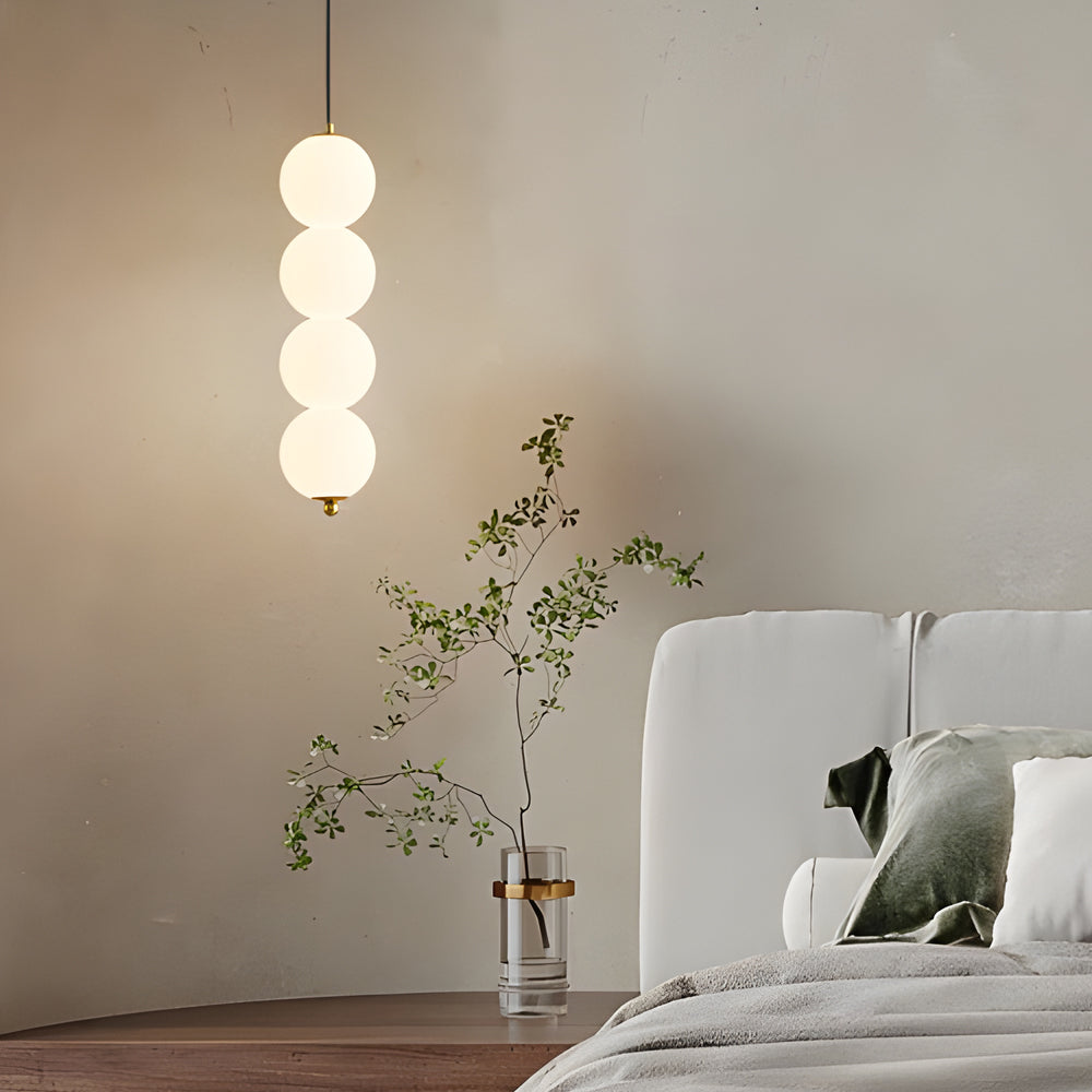 Modern Round Vertical Ball Dimmable LED Pendant Chandelier
